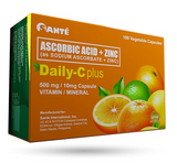 Daily-C Plus, Ascorbic Acid + Zinc (500mg/10mg) x 100's