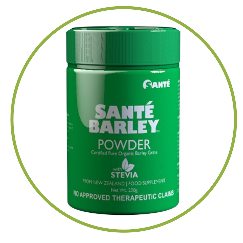 Santé Barley Canister with Stevia 200g